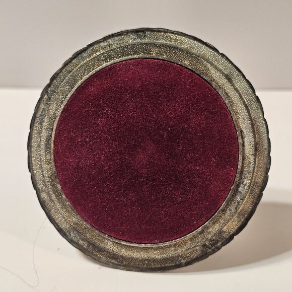 Hummingbird & Flower Figurine Silver-Tone Metal Jewelry Holder Or Paperweight Wi - Picture 4 of 7